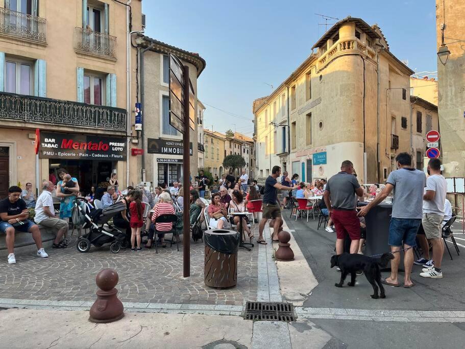 Charming Village House With Roof Top Terrace! Thezan-les-Beziers ภายนอก รูปภาพ